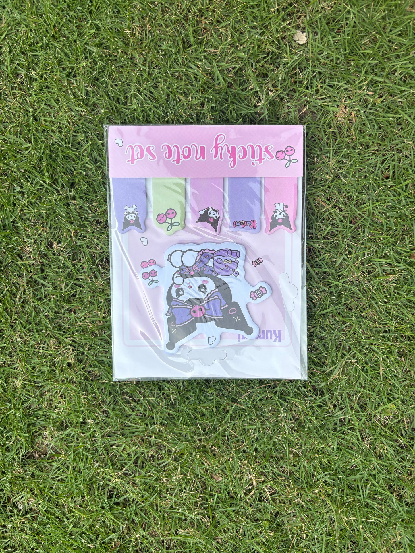 Kuromi sticky notes set