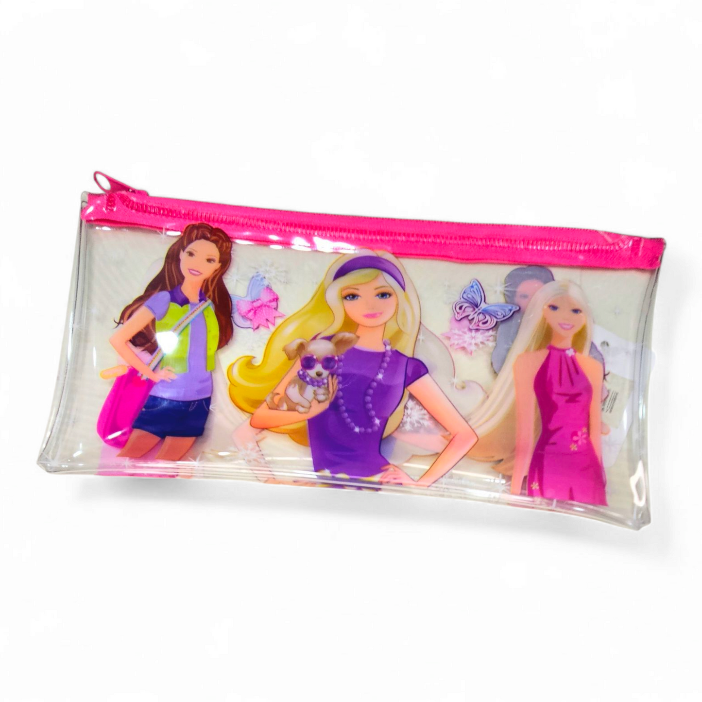 Transparent Zipper Pouch A6 Princess / Frozen/ Barbie