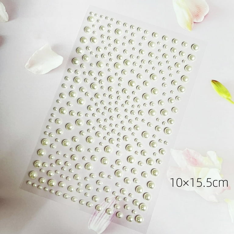 Pearl beads for face, hair and nails stickers