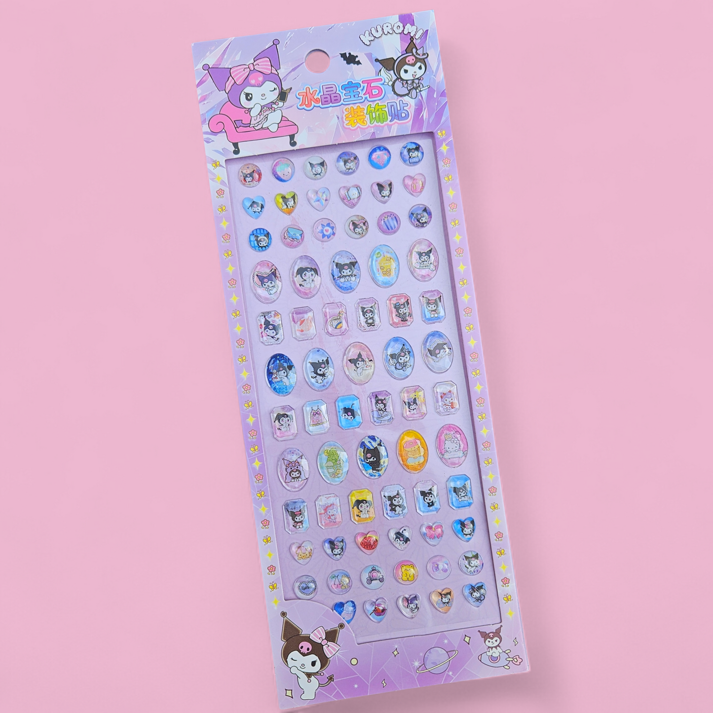 My melody crystal stickers 3d bonbon