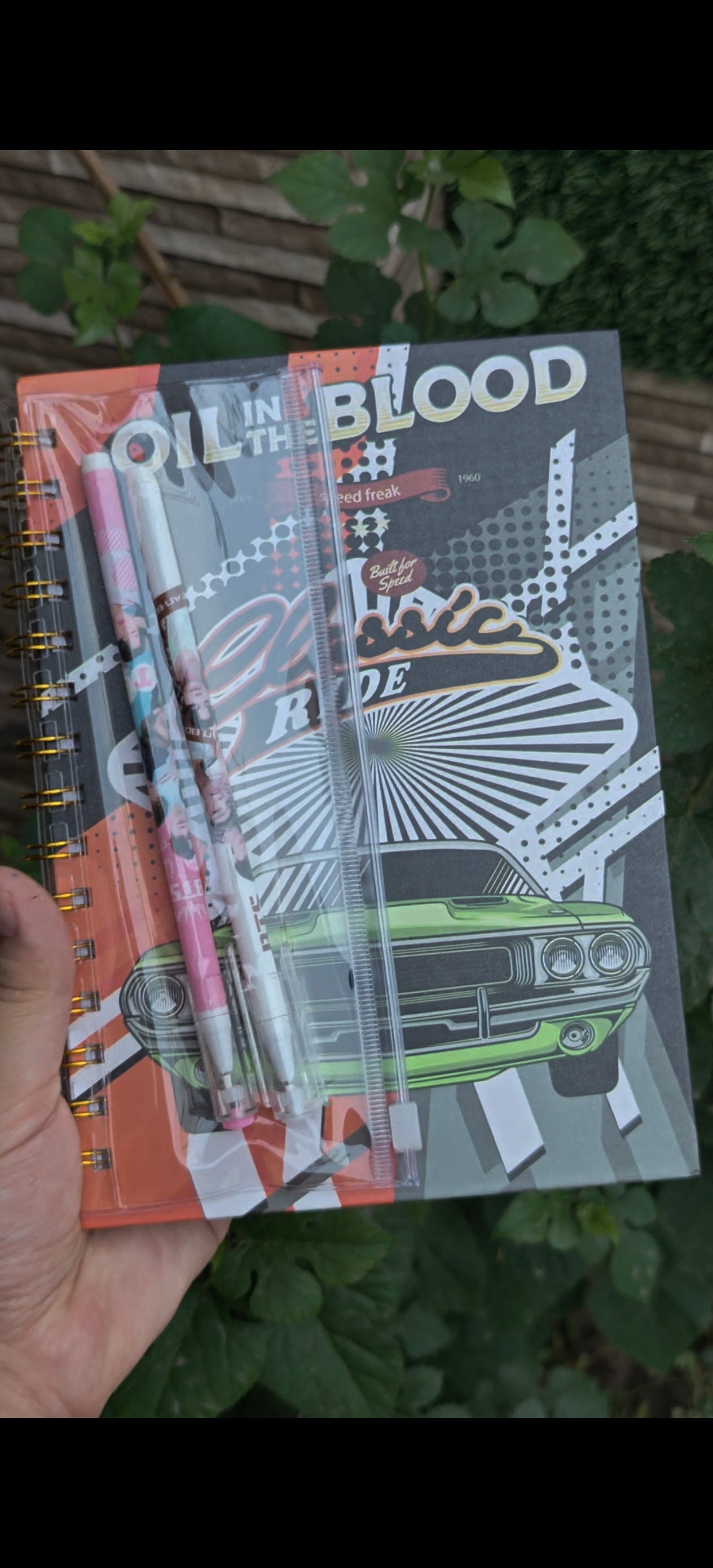 Boys notebook Racing