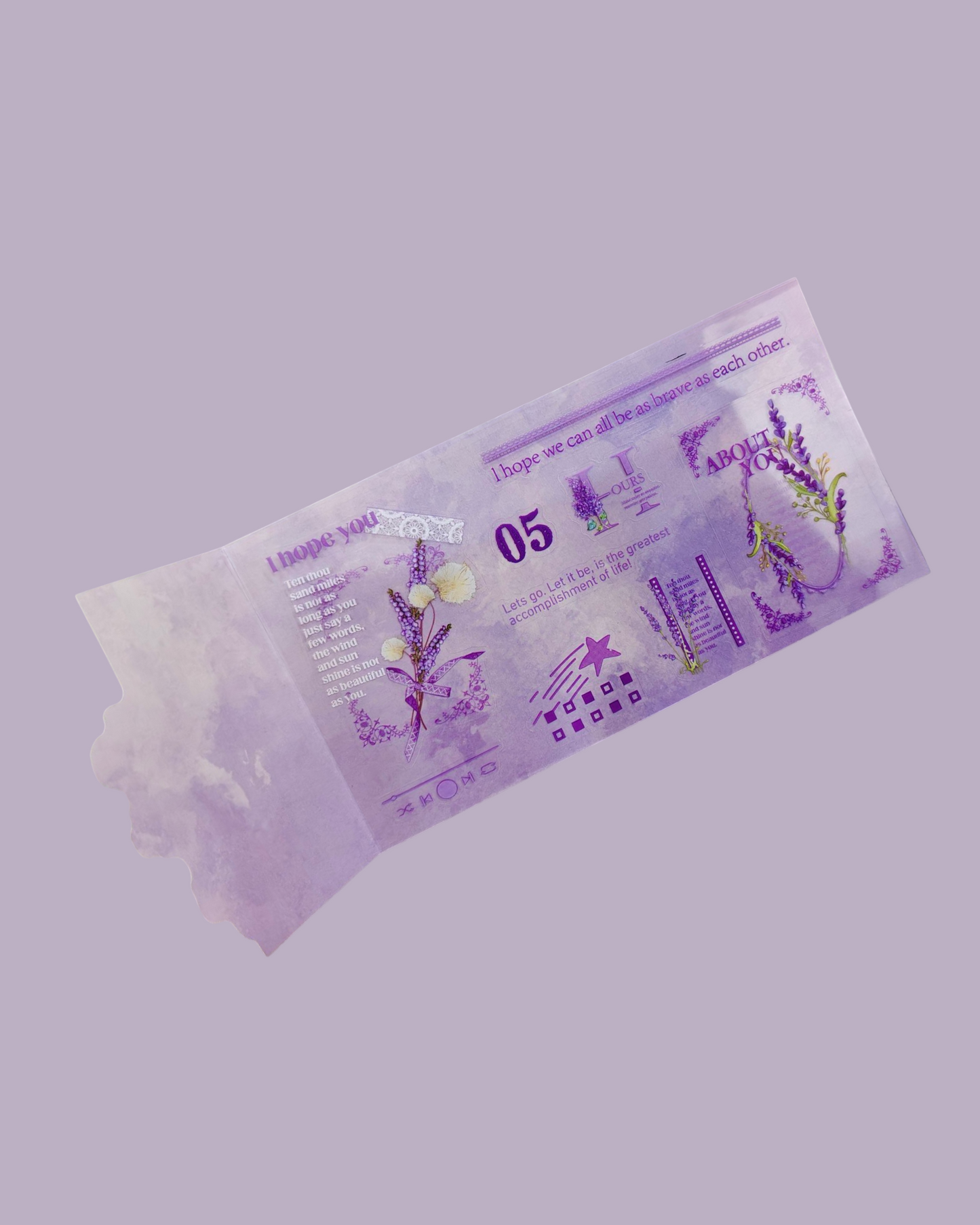 Purple Sticker #SLFH