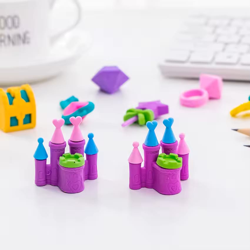 Princess DIY Erasers set