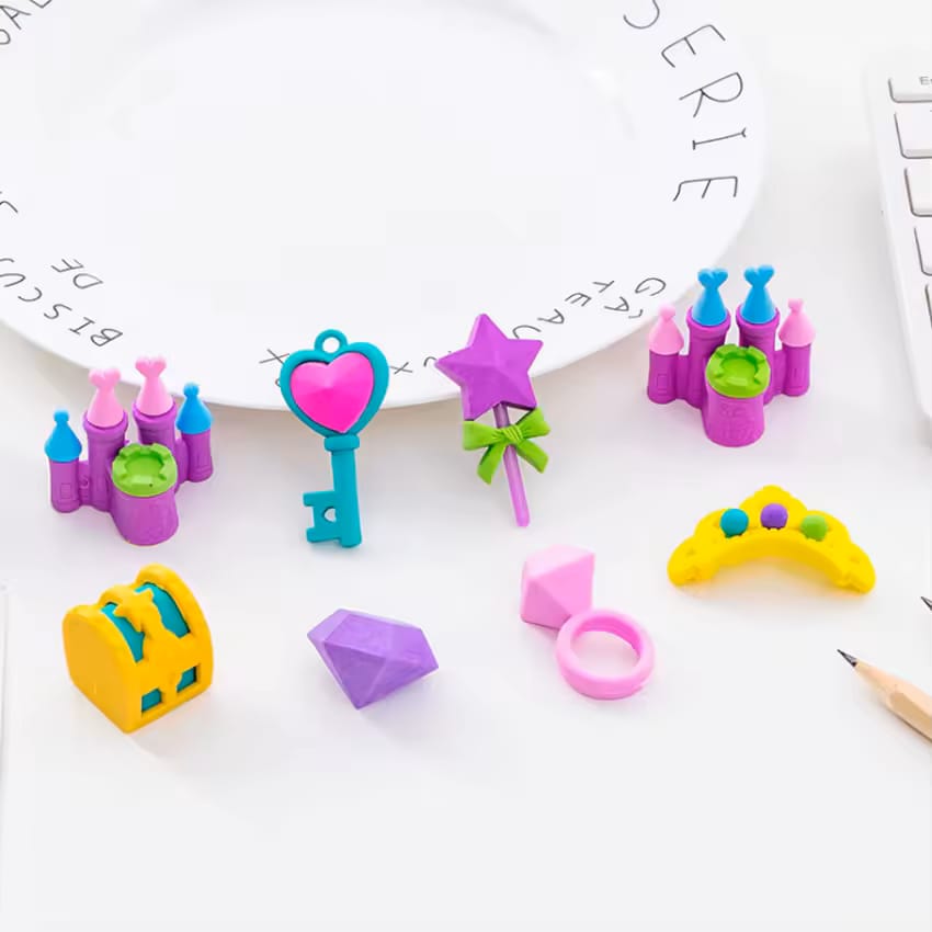 Princess DIY Erasers set