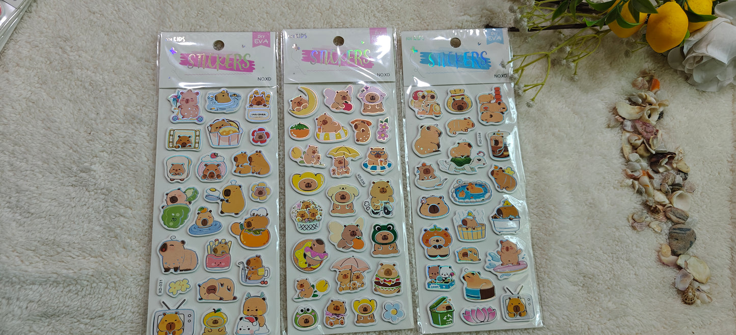 Cappybara sticker foamic (XD-031, 034, 036)