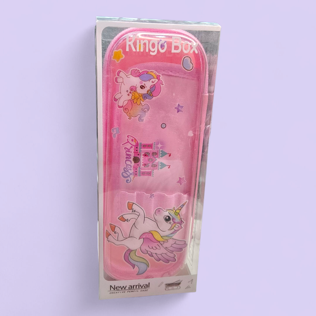 Zipper Pencil Pouch PVC Transaction Top