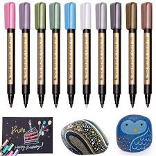 STA Premium Metallic Marker Pens