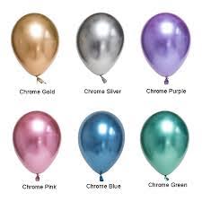 Chrome balloons 50 pcs in pack, helium quality and simple blowing