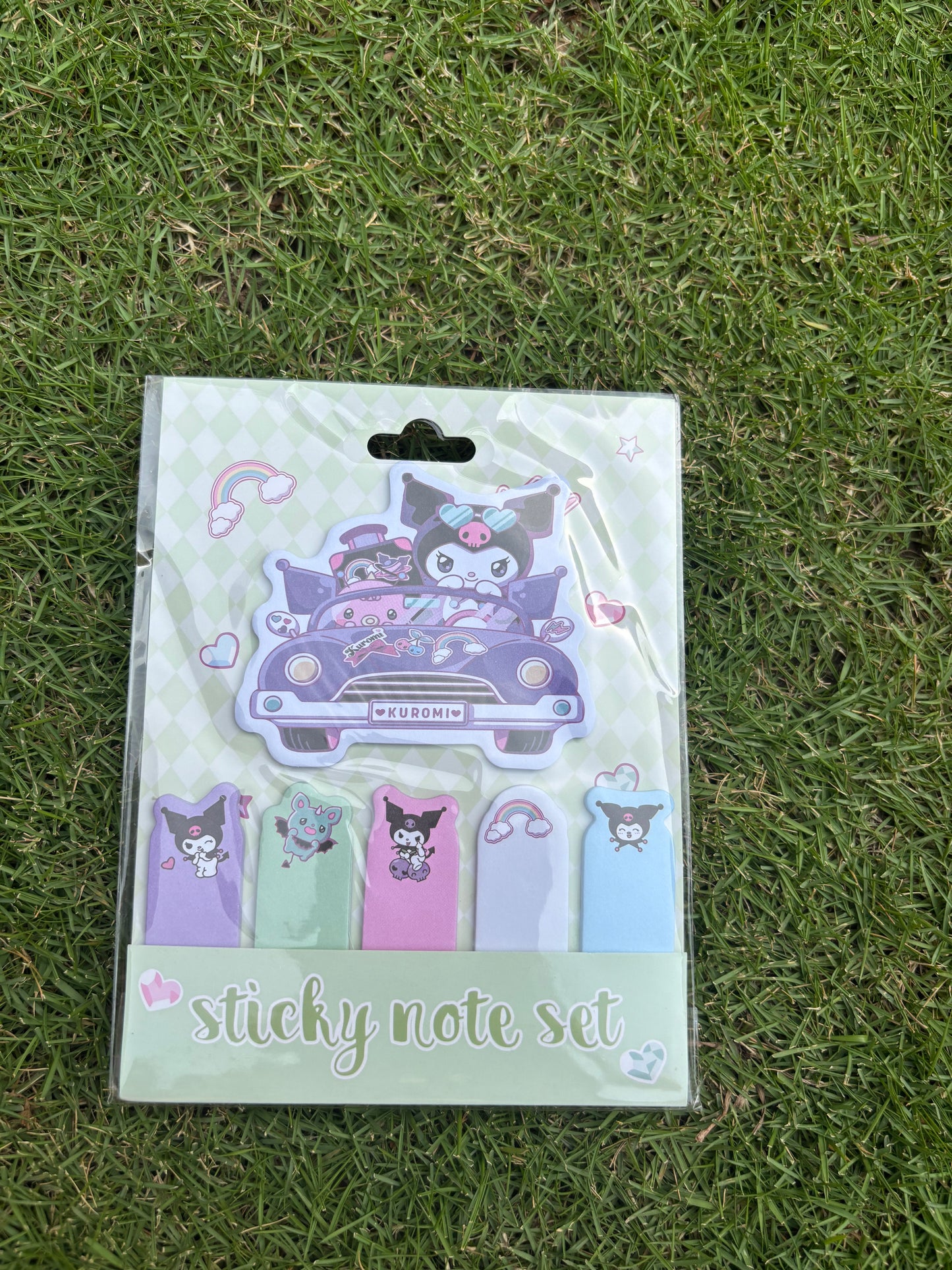 Kuromi sticky notes set