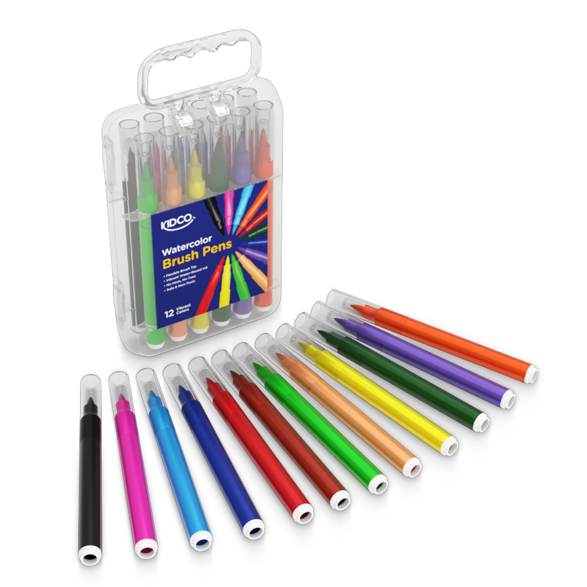 Kidco watercolor brush markers