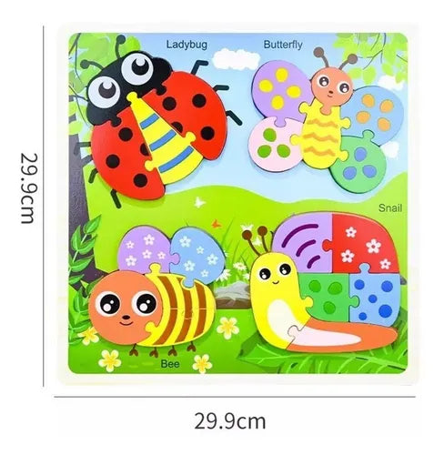 Wooden Puzzle 11 x 11 Inch #1902-275