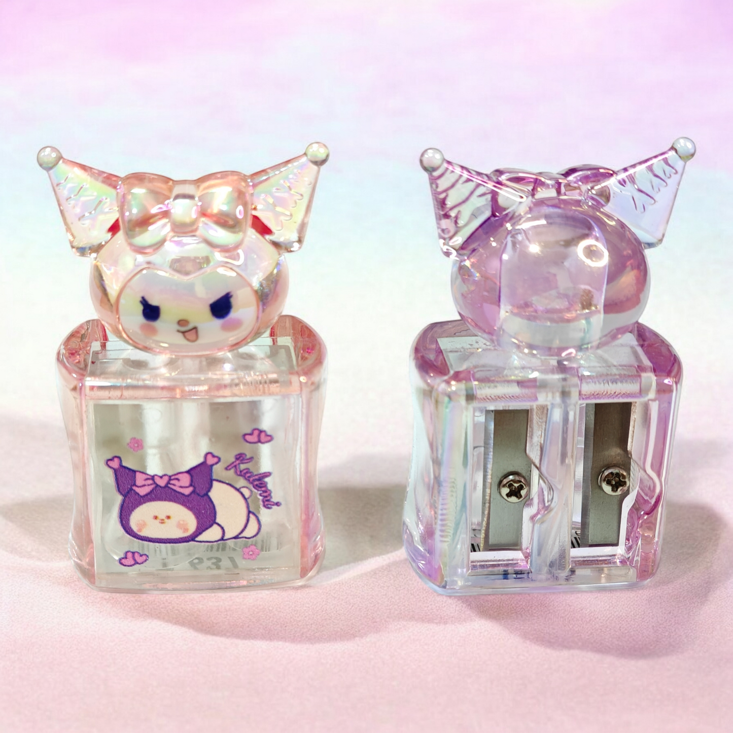 Kuromi double hole crystal sharpener (T 637)