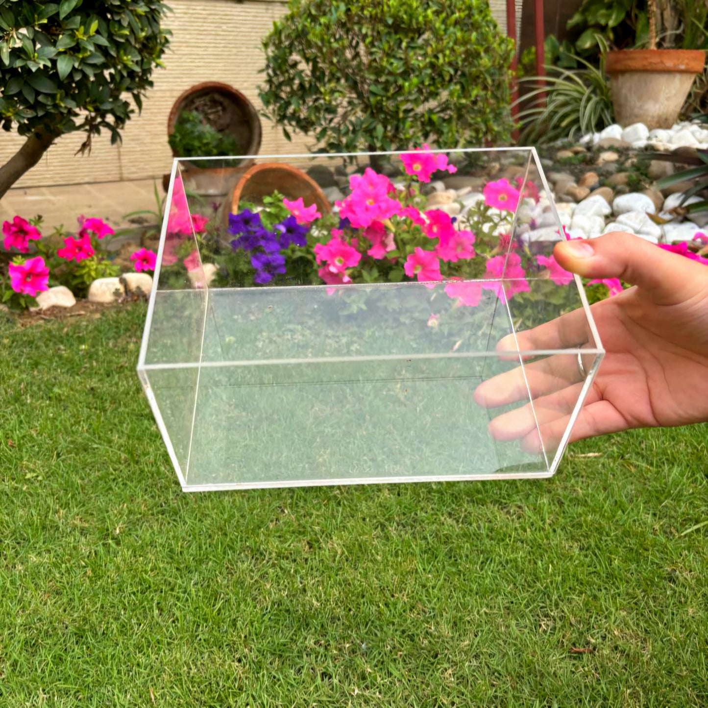 Customized Acrylic Box 8x6x4 (Made to Order)