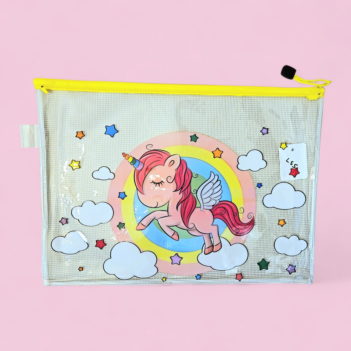 Kids folder zipper bag