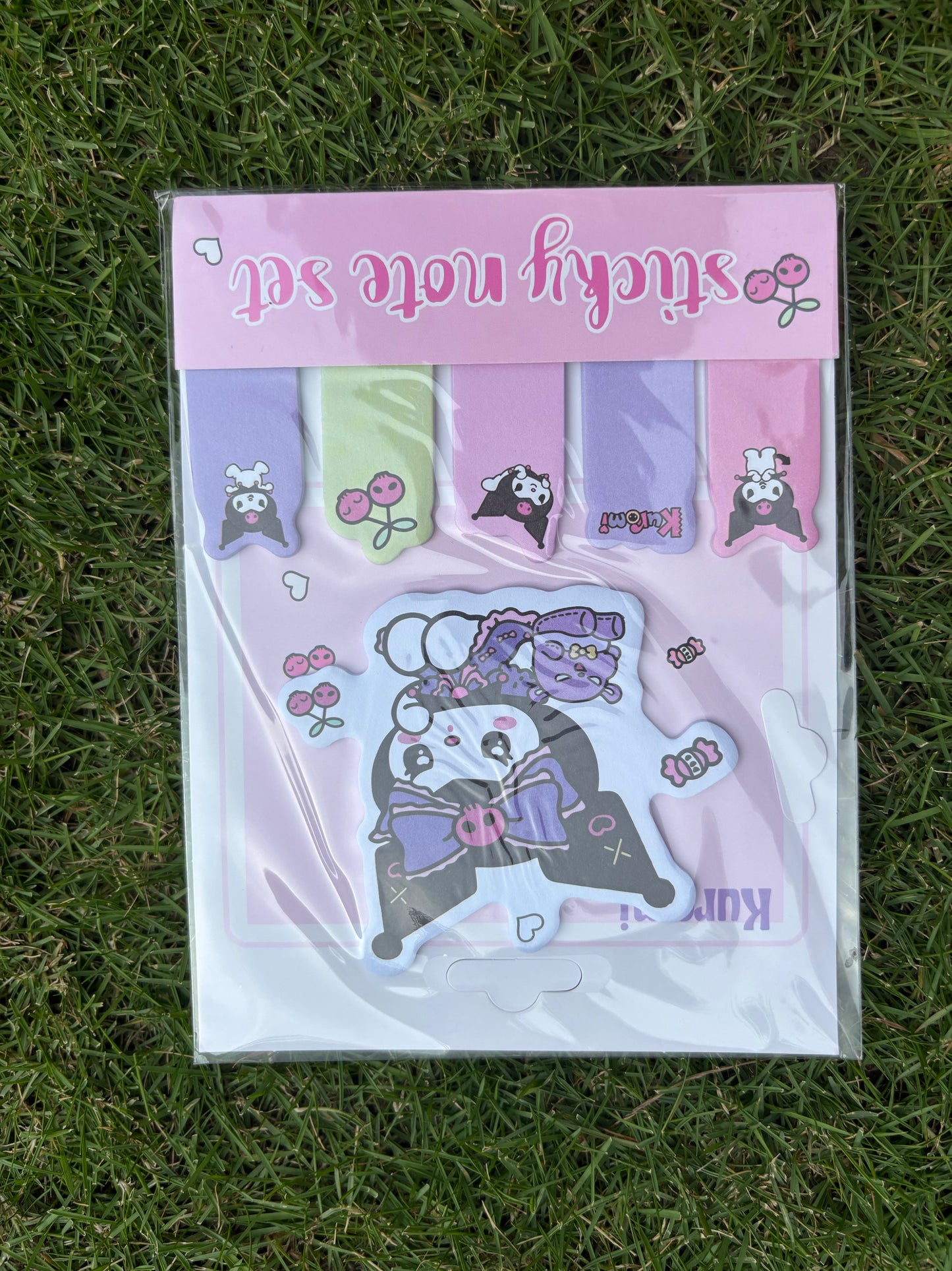 Kuromi sticky notes set