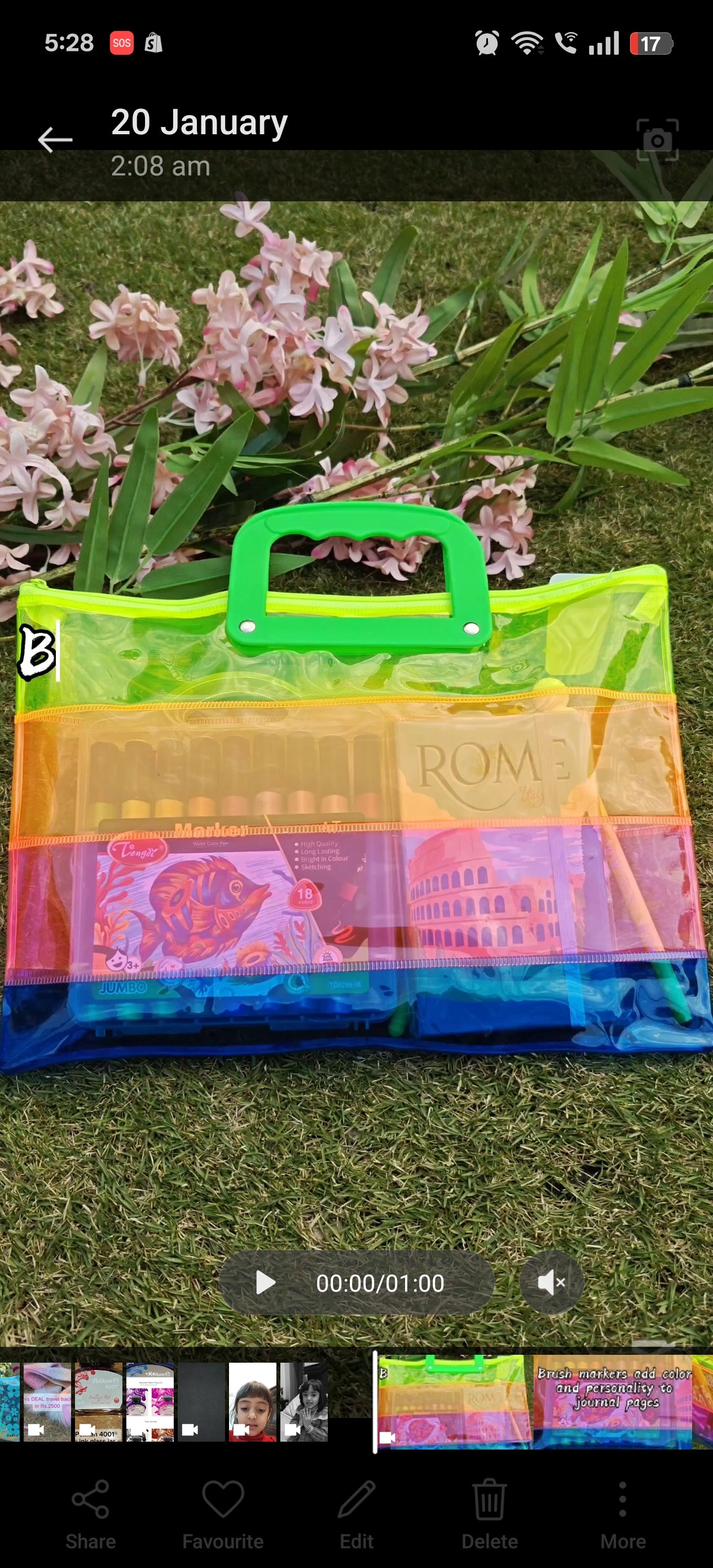Zipper folder bag /Document File #8095