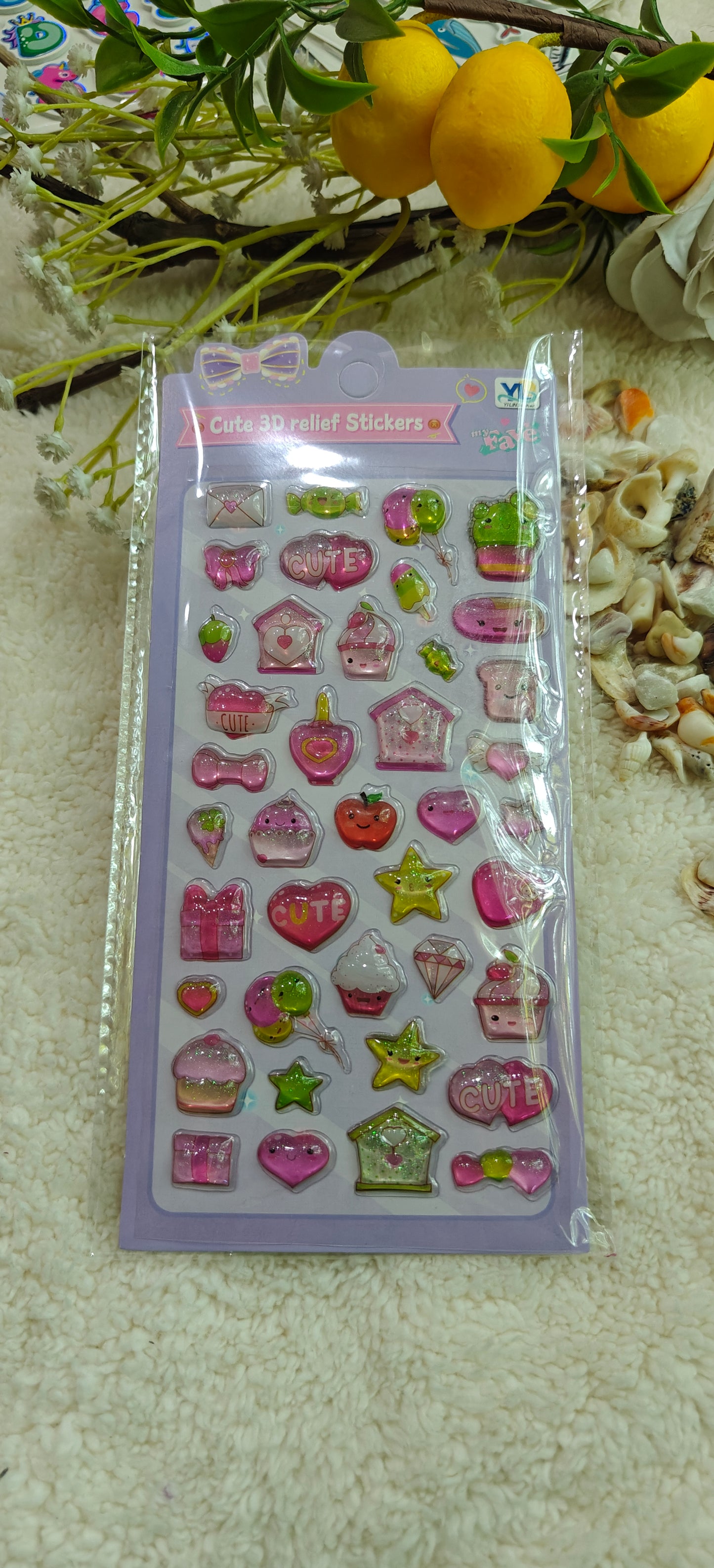 3d cake and bakery stickers (LYL)