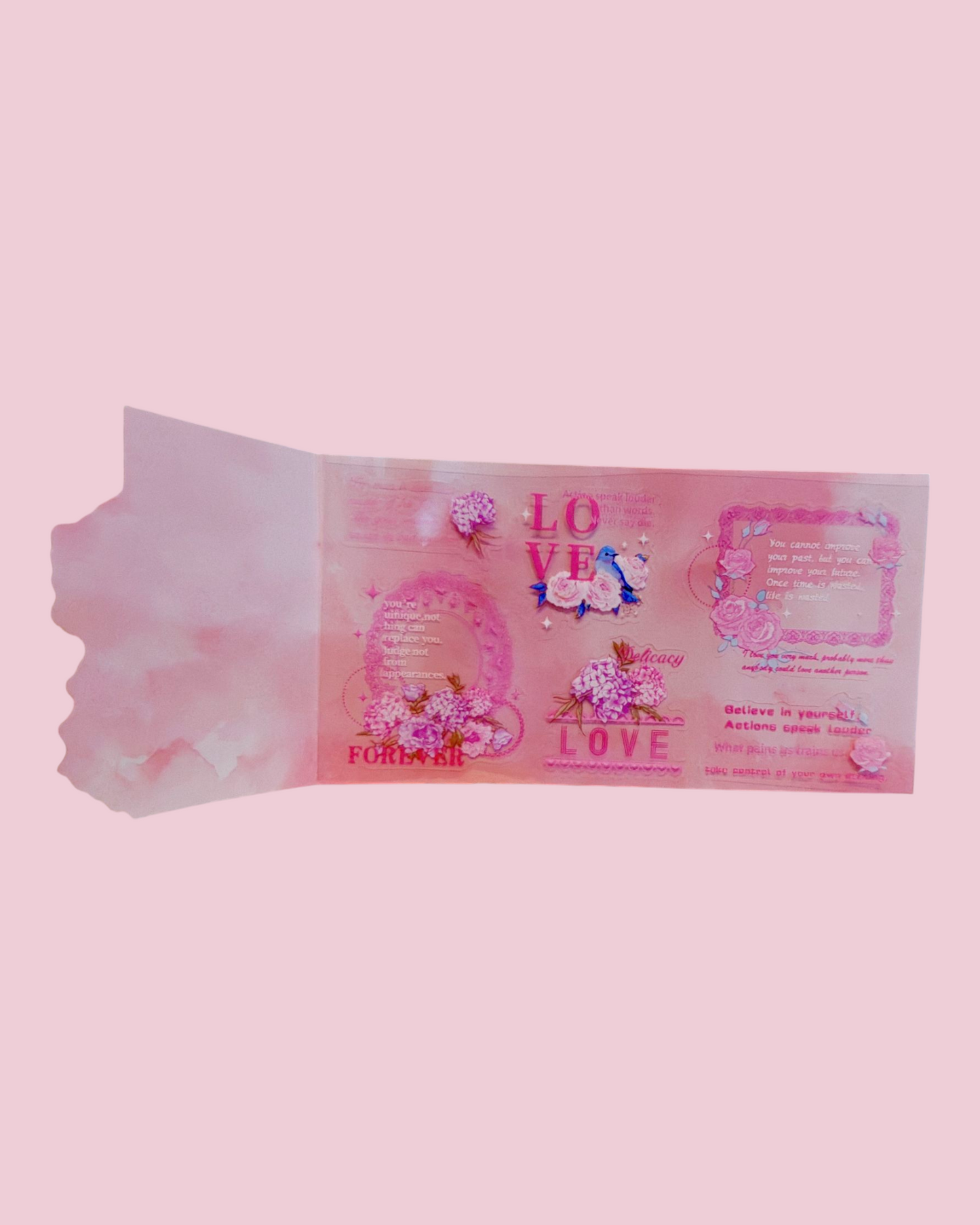Pink lace Stickers #SLFH