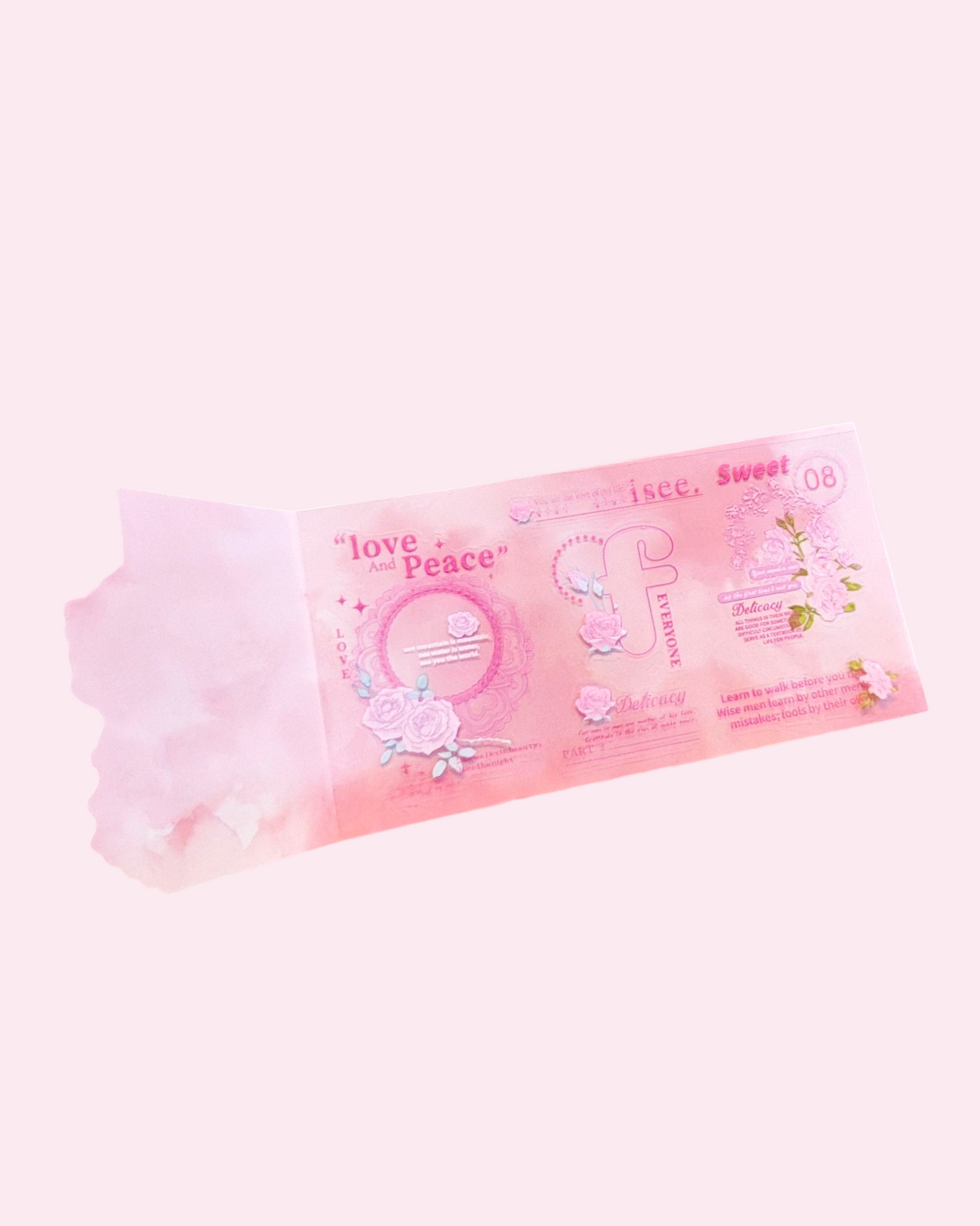 Pink lace Stickers #SLFH