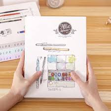 Allie Spencer Blank White Thick Paper Sketchbook/ art journal