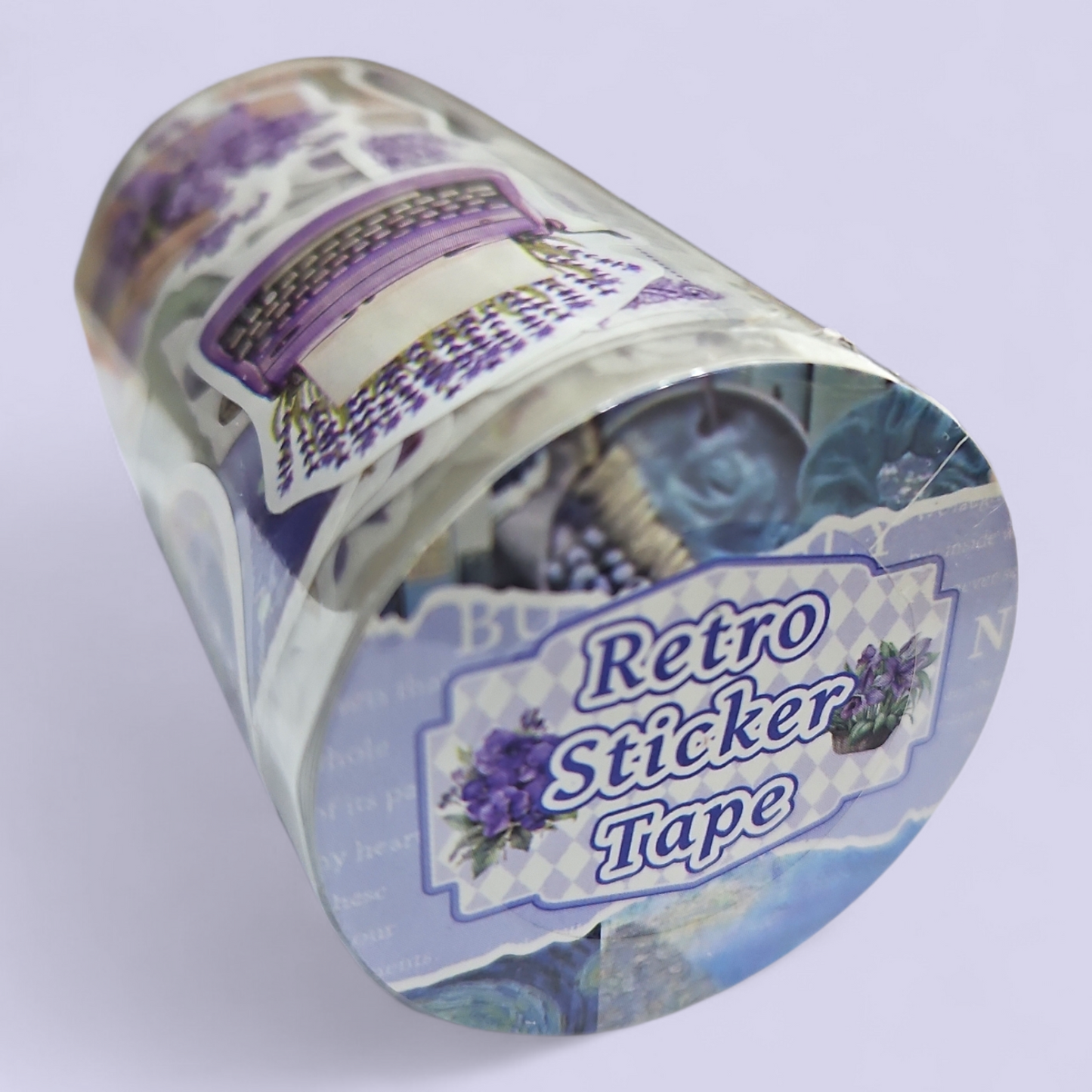Washi Retro sticker Tape Roll size 7.2cm (JD3110A)