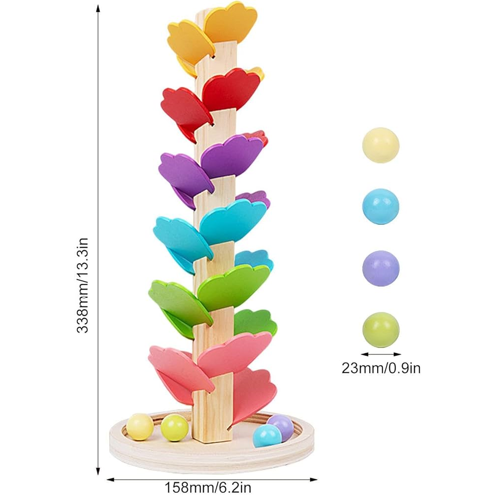 Colorful Rolling Ball Tower Musical Tree Ball Toy