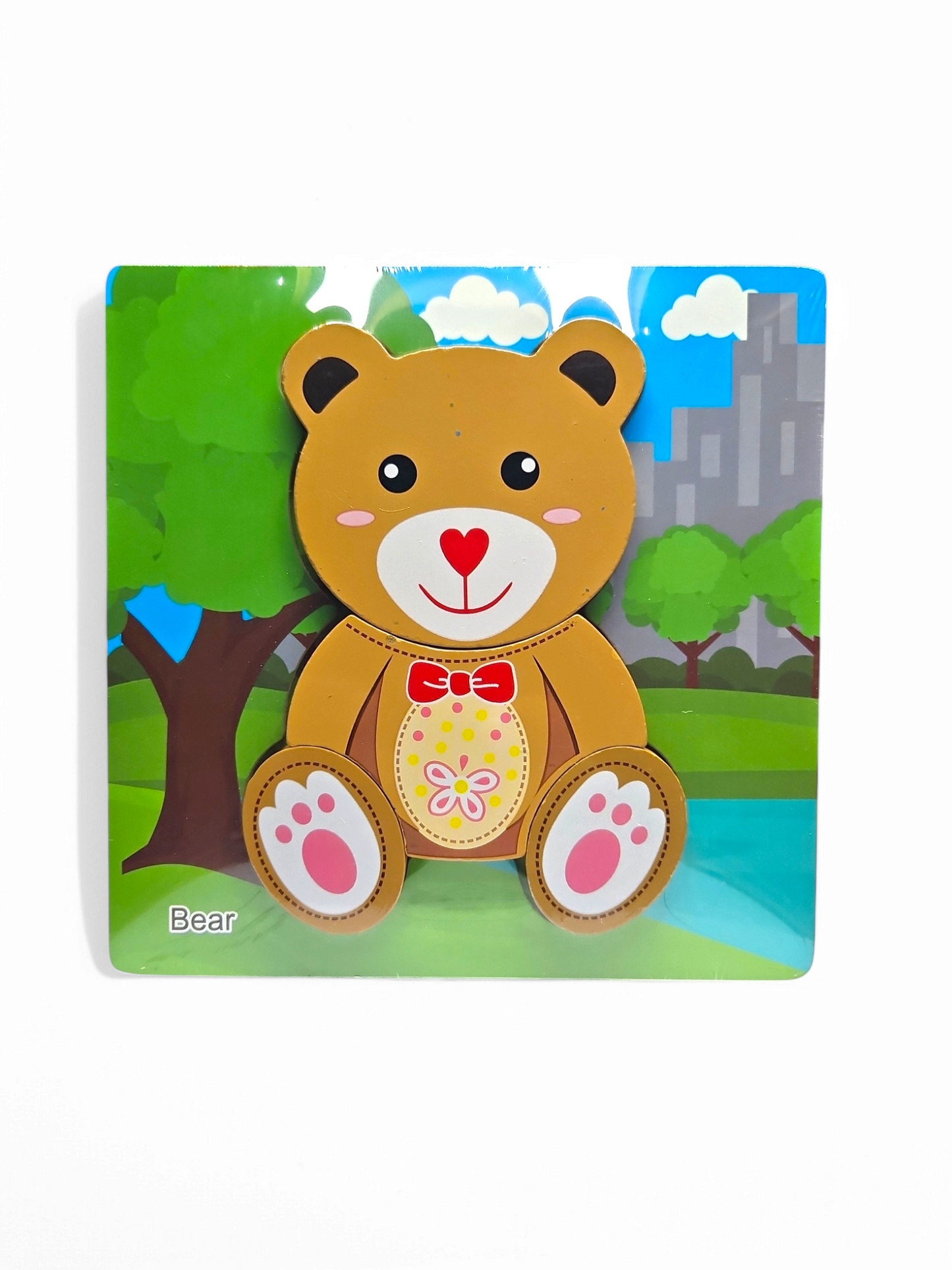 Bear Wooden Puzzle 5.5 Inch #1902-271