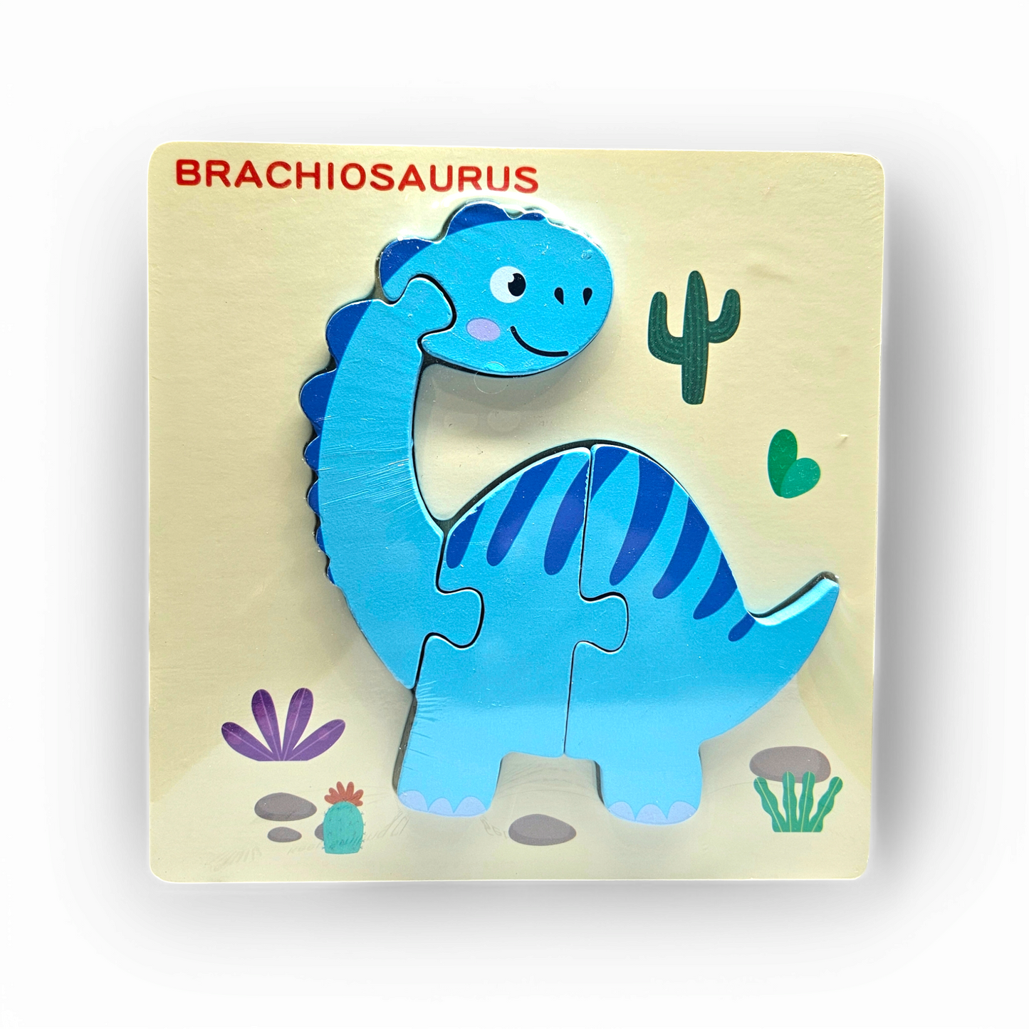 Brachiosaurus Wooden Puzzle 5.5 Inch #1902-271