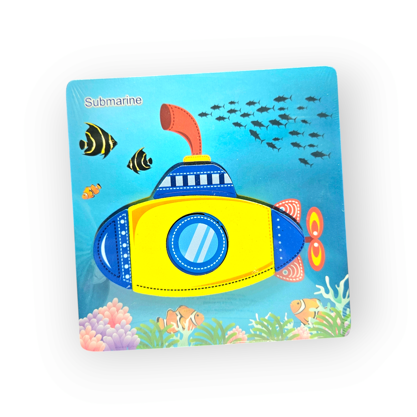 Submarine Wooden Puzzle 5.5 Inch #1902-271