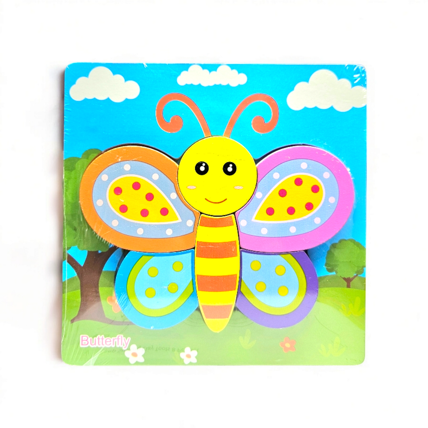 Butterfly Wooden Puzzle 5.5 Inch #1902-271