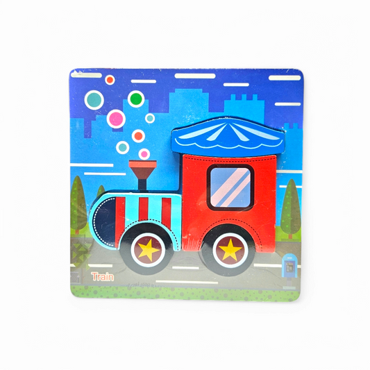 Train Wooden Puzzle 5.5 Inch #1902-271