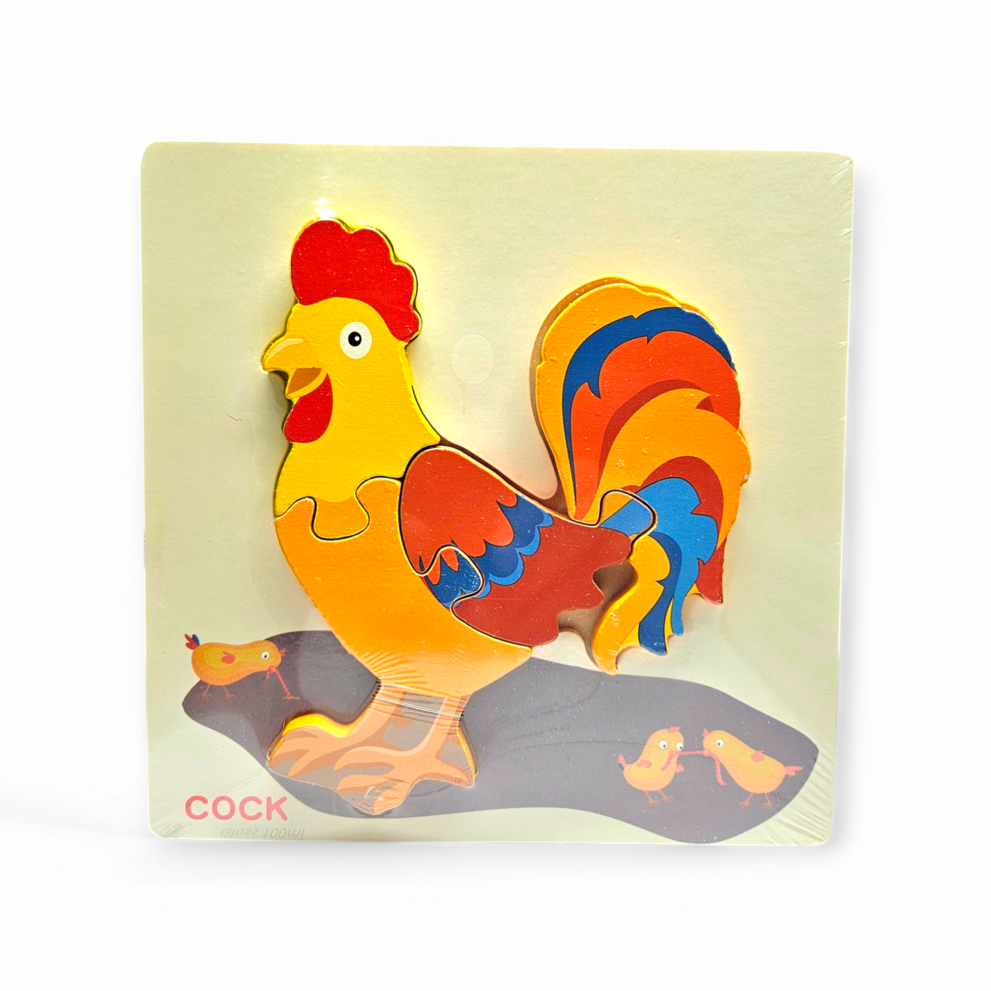 Cock Wooden Puzzle 5.5 Inch #1902-271