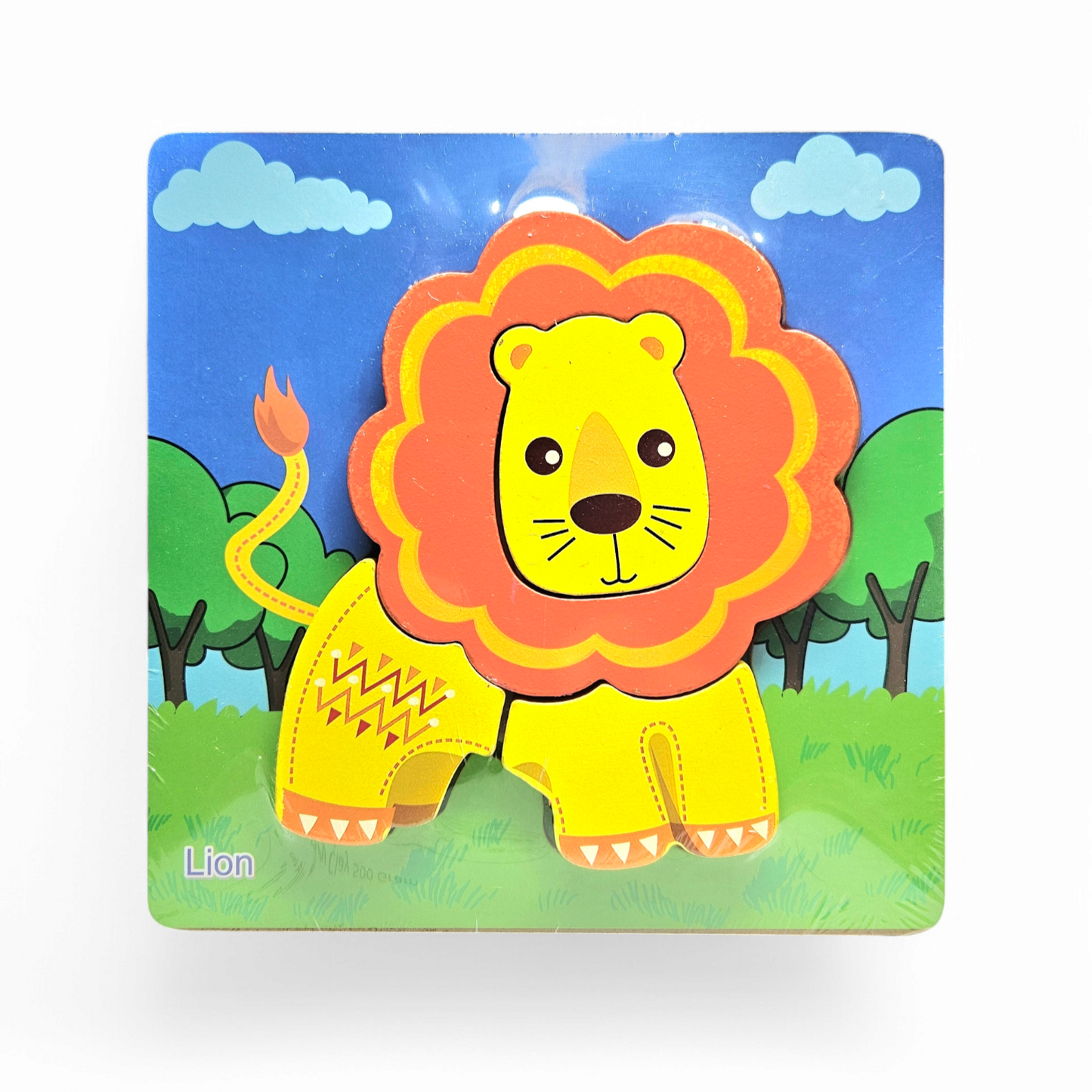 Lion Wooden Puzzle 5.5 Inch #1902-271