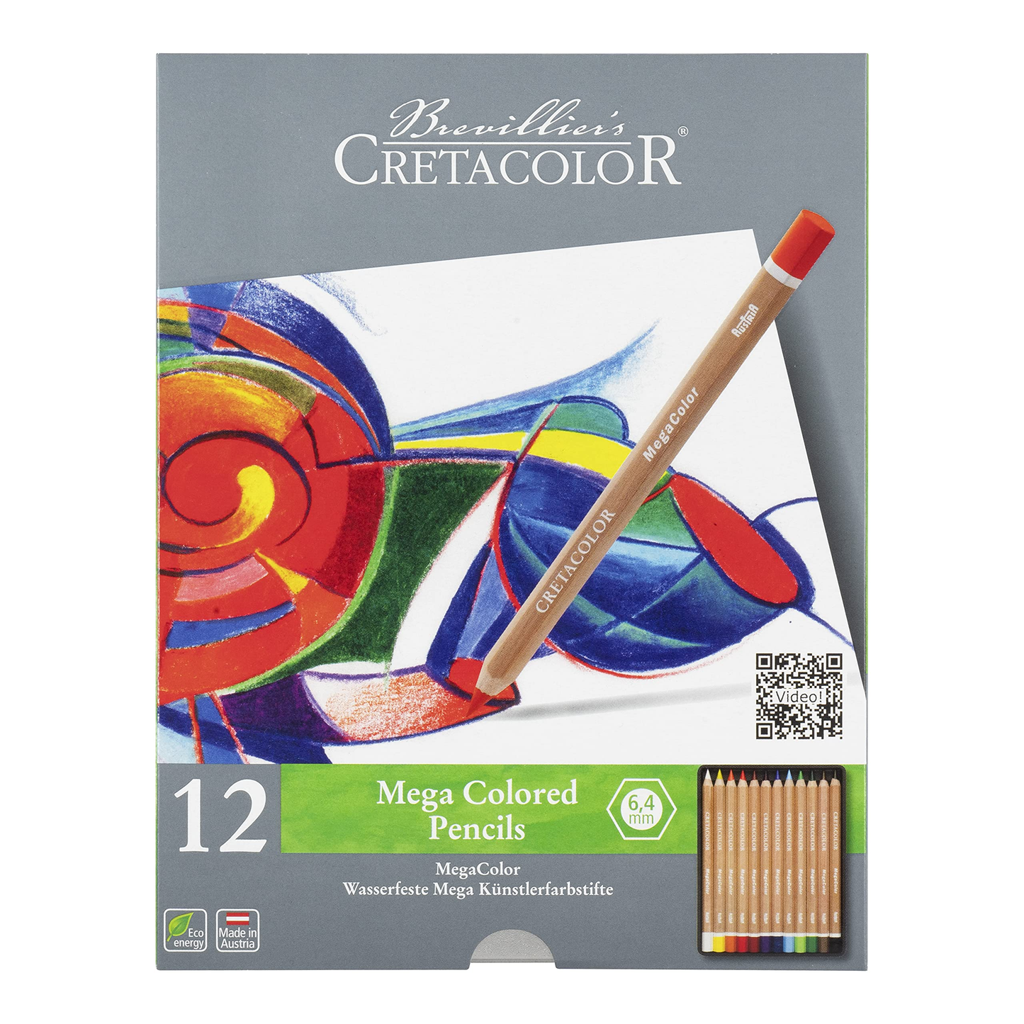 Cretacolor Mega Color Pencils For Professionals