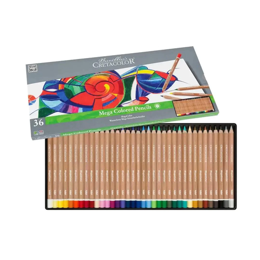 Cretacolor Mega Color Pencils For Professionals