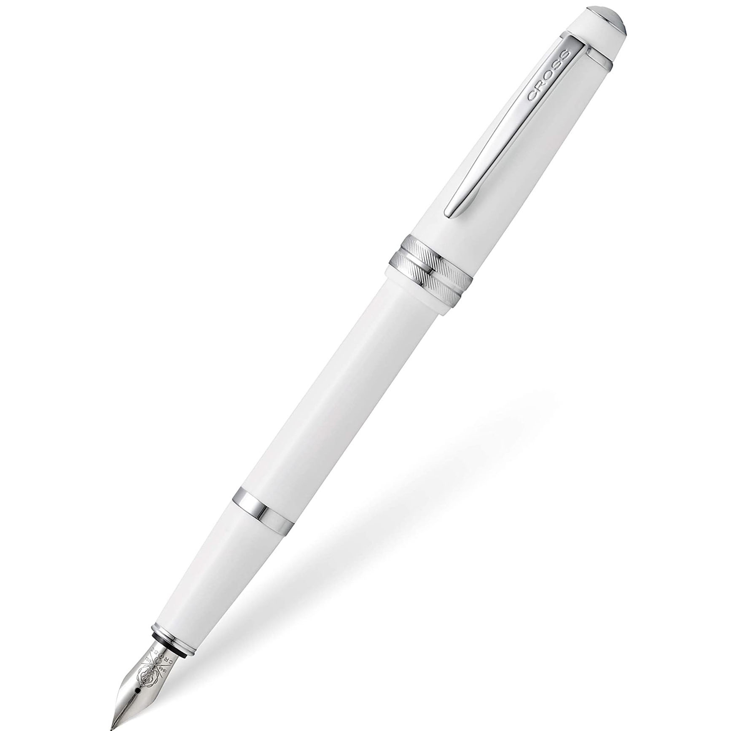 Cross Bailey Light Polished White Resin Fountain Pen