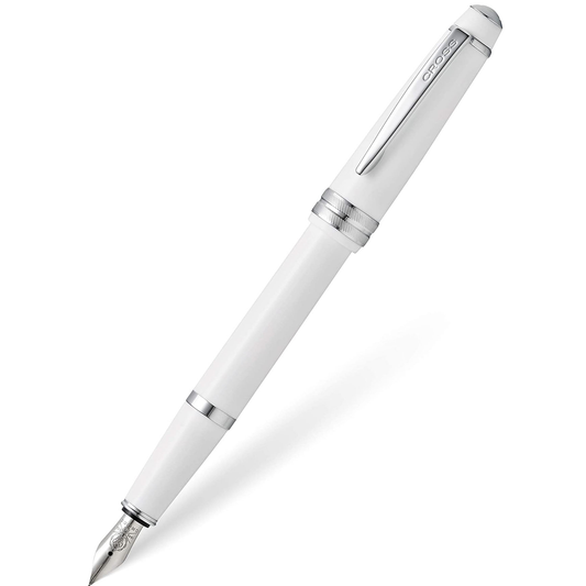 Cross Bailey Light Polished White Resin Fountain Pen