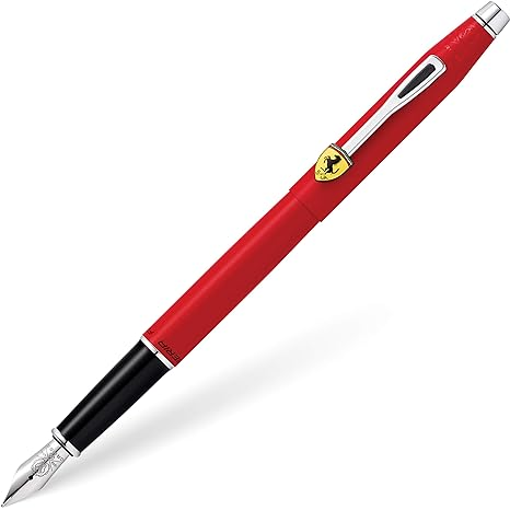 Cross Classic Century Collection for Scuderia Ferrari Matte Rosso Corsa Red Lacquer Fountain Pen