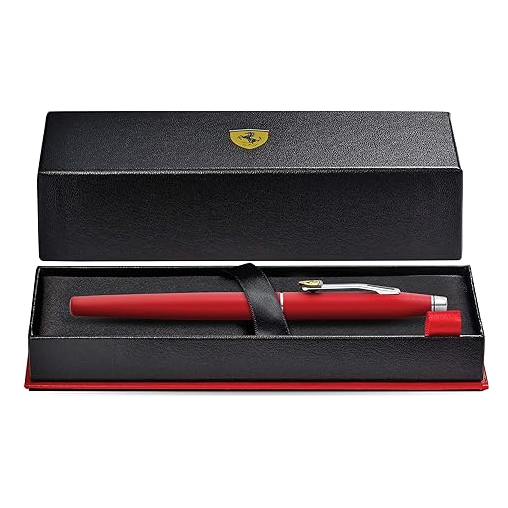 Cross Classic Century Collection for Scuderia Ferrari Matte Rosso Corsa Red Lacquer Fountain Pen