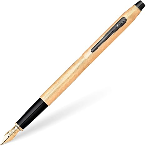 Cross Classic Century Refillable Fountain Pen Medium Nib Brushed Rose Gold