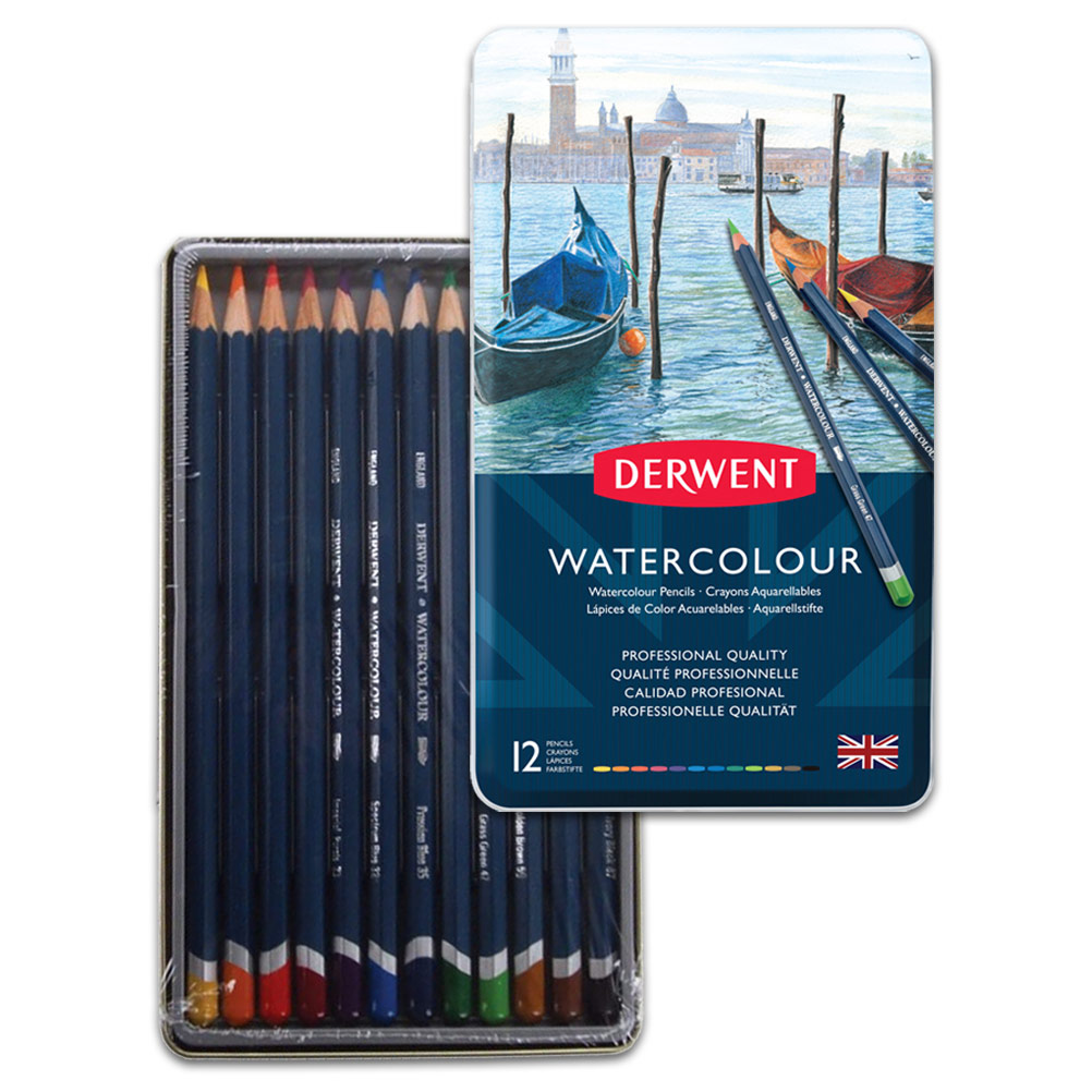 Derwent Watercolor Pencils Set