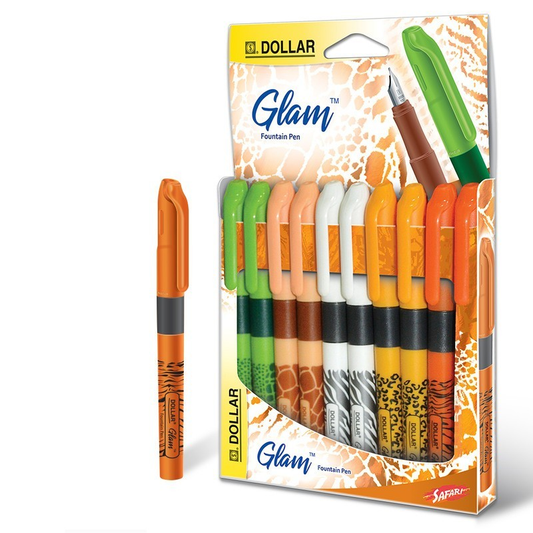 Dollar Fountain Pen Glam Pack Of 10 Pens