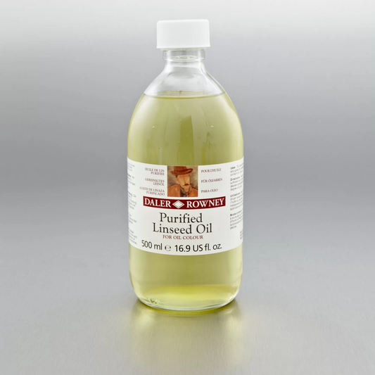 Daler Rowney Purified Linseed Oil 500ml Bottle