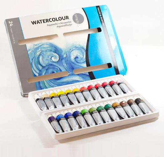 Daler Rowney Simply Transparent Watercolor Tubes Set