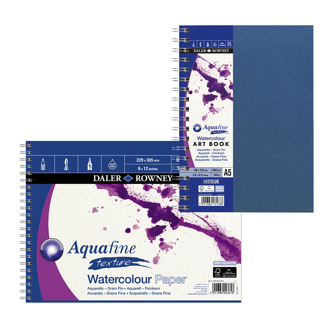 Daler Rowney Aquafine Texture Watercolor Pad Cold Pressed