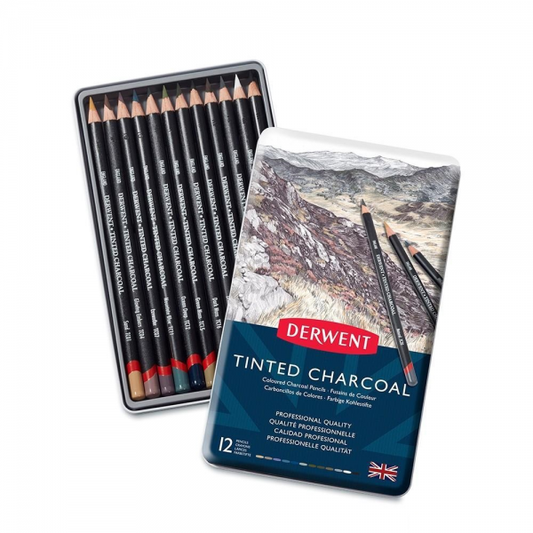Derwent Tinted Charcoal Pencil Set