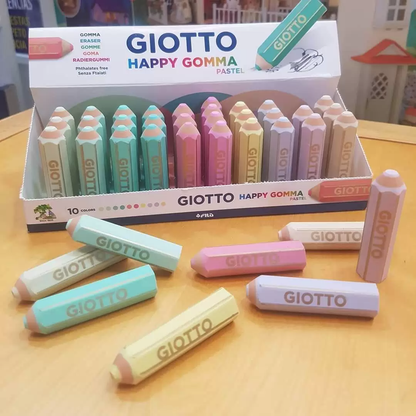 Giotto Happy Gomma Eraser Pastel – Jumbo Size Single Piece