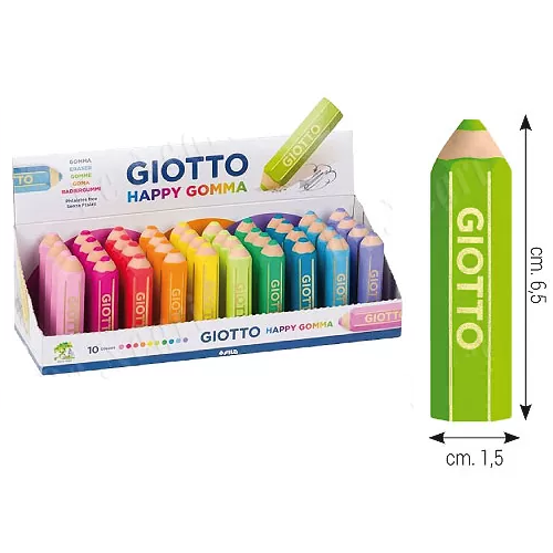 Giotto Happy Gomma Eraser – Jumbo Size Single Piece