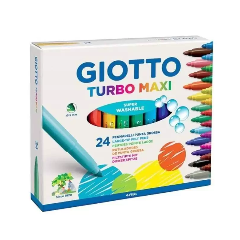 Giotto Turbo Maxi Color Markers Set