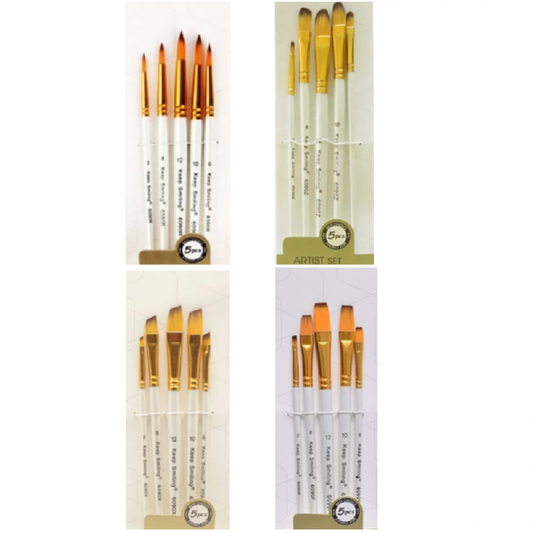 Keep Smiling Artist Brush Set 5 Pcs 6090